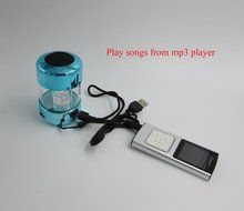 Colorful Lighting Bubble Style MP3 Speaker with FM Radio Function AUX/USB/TF Card Song Play Function (Blue Color) N4