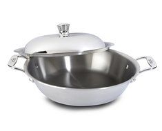 All-Clad 4340 Stainless Steel 4-Quart 40th Anniversary American Casserole P