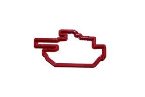 Military Tank Cookie Cutter N2