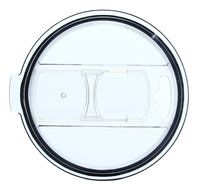 KOBWA Spill and Splash Resistant Lid with Slider Closure for Yeti Rambler, RTIC Tumblers 30 Oz. Tumblers Replacement...