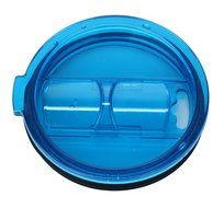KOBWA Spill and Splash Resistant Lid with Slider Closure for Yeti Rambler, RTIC Tumblers 30 Oz. Tumblers Replacement... N18