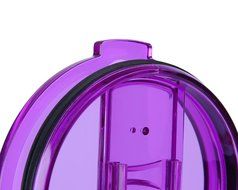 KOBWA Spill and Splash Resistant Lid with Slider Closure for Yeti Rambler, RTIC Tumblers 30 Oz. Tumblers Replacement... N29