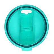 KOBWA Spill and Splash Resistant Lid with Slider Closure for Yeti Rambler, RTIC Tumblers 30 Oz. Tumblers Replacement... N30