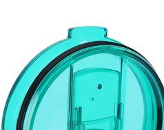 KOBWA Spill and Splash Resistant Lid with Slider Closure for Yeti Rambler, RTIC Tumblers 30 Oz. Tumblers Replacement... N36