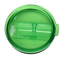 KOBWA Spill and Splash Resistant Lid with Slider Closure for Yeti Rambler, RTIC Tumblers 30 Oz. Tumblers Replacement... N39