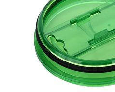 KOBWA Spill and Splash Resistant Lid with Slider Closure for Yeti Rambler, RTIC Tumblers 30 Oz. Tumblers Replacement... N42