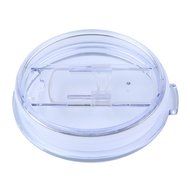 KOBWA Spill and Splash Resistant Lid with Slider Closure for Yeti Rambler, RTIC Tumblers 30 Oz. Tumblers Replacement... N46