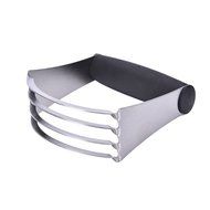 CoscosX Pastry Cutter Stainless Steel-Kitchen Professional Ergonomic Baking Dough Blender-Round Hand Dough Blender... N4