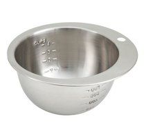 Culinary Depot Measuring Bowls, S/S with Interior Graduations 4, 6 Cups Baking Set Includes S/S Measuring Cups... N2