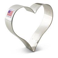 Ann Clark Heart Cookie Cutter - 3.8 Inches - Tin Plated Steel