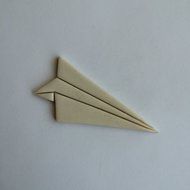 Paper Airplane 102 Cookie Cutter (5.5 inches)