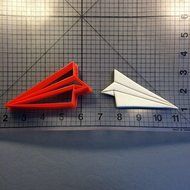 Paper Airplane 102 Cookie Cutter (5.5 inches) N2