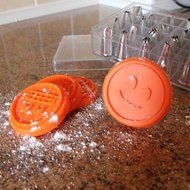 KurtzyTM 5 Piece Emoji Smiley, Happy, Laughing Face Cookie Cutter Stamp Stamper Press N3