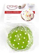 Crave Foil Baking 36 Cups with Decorative Patterns, Pink, 1-pack N4