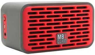 MBQUART QUBTwo Dual Driver Wireless Bluetooth Speaker (Red)