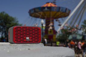 MBQUART QUBTwo Dual Driver Wireless Bluetooth Speaker (Red) N8