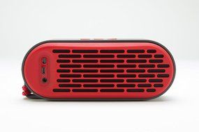 MBQUART QUBTwo Dual Driver Wireless Bluetooth Speaker (Red) N11