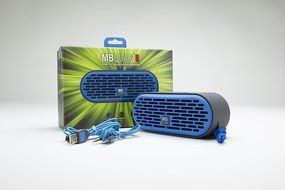 MBQUART QUBTwo Dual Driver Wireless Bluetooth Speaker (Red) N19