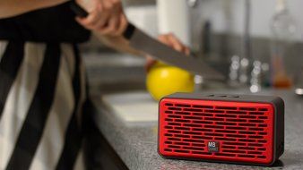 MBQUART QUBTwo Dual Driver Wireless Bluetooth Speaker (Red) N43