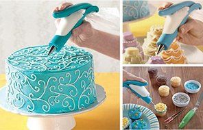 Kootips Diversity Pastry Icing Piping Bag Nozzle Tips Fondant Chocolate Cake Sugar Craft Tool Decorating Pen Set... N2