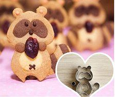 Stainless Steel Cake Bread Biscuit Bear Shape Cookie Cutter Decoration Mould N7
