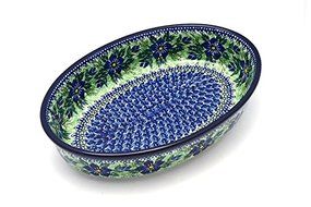 Polish Pottery Baker - Oval - Medium - Unikat Signature U1281