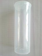 10 Pack - Large Clear 60 Dram Pop Top Bottles - Vial Medical Herb Pill Container N2