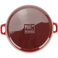 Zelancio 3 Quart Cast Iron Enamel Covered Casserole Cooking Dish Porcelain Braiser (Gray) N12