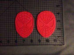 Spiderman Face Cookie Cutter (2 inches) N3