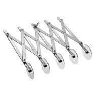 Saebye 5-Wheel Stainless Steel Cutter Adjustable Dough Divider Kitchen Tool for Pizza, Cookies, Pancake, Pastry...