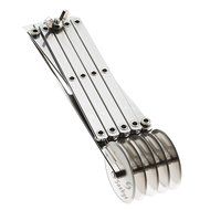 Saebye 5-Wheel Stainless Steel Cutter Adjustable Dough Divider Kitchen Tool for Pizza, Cookies, Pancake, Pastry... N2