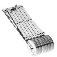 Saebye 5-Wheel Stainless Steel Cutter Adjustable Dough Divider Kitchen Tool for Pizza, Cookies, Pancake, Pastry... N5