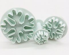 Cookie Cutters, Kootips 3 Pcs/set Snowflake Baking Fondant Cookie Cutters Cake Decoration N2