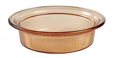 Corning Visions Amber Round Casserole / No Lid ( 1 Quart ) ( V-31-B )