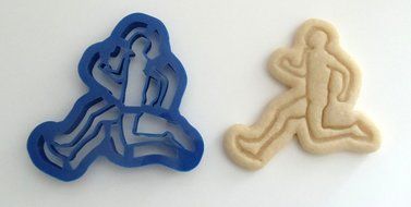 Male Runner 4" x 4" Running Themed Cookie Cutter N3