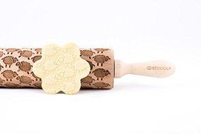 STODOLA Sheep - Engraved rolling pin for Embossed cookies 16.9-inch N4