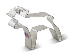 Ann Clark Moose Cookie Cutter - 5 Inches - Tin Plated Steel