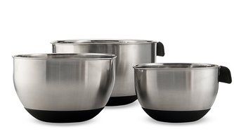 Sagler Set of 3 Stainless steel Mixing Bowls N2