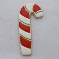 Candy Cane Cookie and Fondant Cutter - Ann Clark - 5.5 Inches - US Tin Plated Steel N2