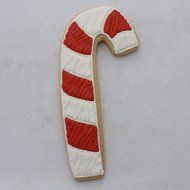 Candy Cane Cookie and Fondant Cutter - Ann Clark - 5.5 Inches - US Tin Plated Steel N3