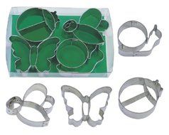 R &amp; M International 1806 4-Piece Cookie Cutters, Garden Friends