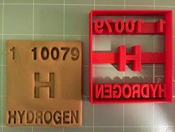 Period Table Cookie Cutter (Choose your element) N2