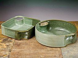 Stoneware Casserole Dishes - Set of 2