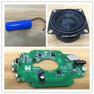 Iverdg DIY LED Bluetooh Speakers All parts are provided Color Changing and Rechargeable as well as Portable