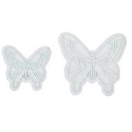 1 X Cake Fondant Decorating Sugarcraft Cookie Plunger Cutters Butterfly Mold