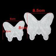 1 X Cake Fondant Decorating Sugarcraft Cookie Plunger Cutters Butterfly Mold N9