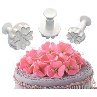 FOUR-C Cake Design Supplies Heart Cake Cutters Cake Decorating Kit Color White