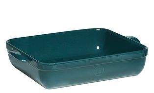Emile Henry Made In France Lasagna/Roasting Dish 16.75" x 11"x 3" Burgundy Red N7