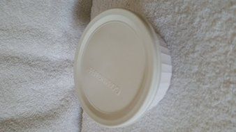 Corningware French White with Plastic Lid 500ml N2