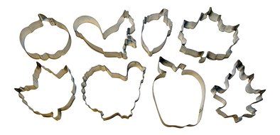 R &amp; M Autumn Thanksgiving 8 Piece Cookie Cutter Set